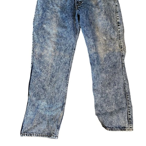 Retro 1980 Levis 549s Vintage Wash‎ Straight Leg Jeans 38x30 USA Acid Wash - Picture 3 of 16